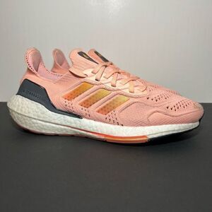 Womens ADIDAS UltraBoost 22 Heat.RDY Flash Orange Athletic Shoes / Size 8.5